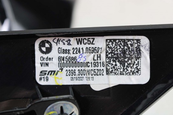 BMW 2 G42 LUSTERKO lewe drzwi 5 pin zewnętrzne pinów kabli przewodów 5pin 2 G42 M2 G87 BMW 2 G42 M pakiet