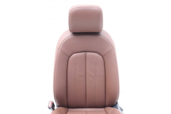 AUDI A7 FOTELE KOMPLET FOTELI siedzeń siedzenia fotel tapicerka 4G8 USA skóra kolor brąz FOTEL siedzenie przód przednie LIFT A7