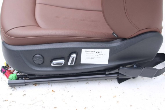 AUDI A7 FOTELE KOMPLET FOTELI siedzeń siedzenia fotel tapicerka 4G8 USA skóra kolor brąz FOTEL siedzenie przód przednie LIFT A7