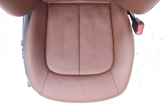 AUDI A7 FOTELE KOMPLET FOTELI siedzeń siedzenia fotel tapicerka 4G8 USA skóra kolor brąz FOTEL siedzenie przód przednie LIFT A7