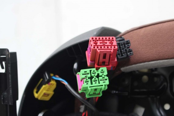 AUDI A7 FOTELE KOMPLET FOTELI siedzeń siedzenia fotel tapicerka 4G8 USA skóra kolor brąz FOTEL siedzenie przód przednie LIFT A7