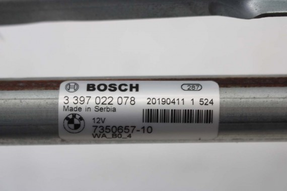 BMW X1 F48 MECHANIZM PODSTAWA WYCIERACZEK 7350657 + SILNICZEK 3397021478 7350657 61 61 5A36E69 napędu 61617350657 61 61 7350657