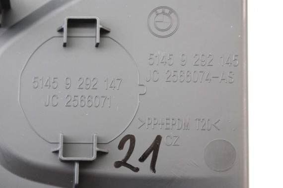 BMW X1 F48 ZAŚLEPKA KONSOLI 9292145 9292146 9292147 9292148 osłona UCHWYT X2 F39 51459292145 51459292146 51459292147 51459292148