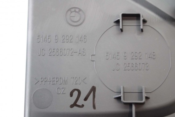 BMW X1 F48 ZAŚLEPKA KONSOLI 9292145 9292146 9292147 9292148 osłona UCHWYT X2 F39 51459292145 51459292146 51459292147 51459292148