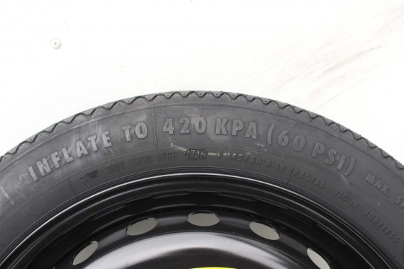 AUDI A8 KOŁO DOJAZDOWE DOJAZDÓWKA ZAPAS 4H0601027B 4H0 601 027 B 5J*19H2 ET22 5x112 CONTINENTAL 145/80/19 110M 4H0601027B 4H D4