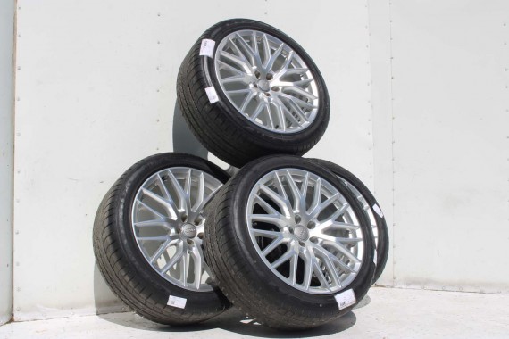 AUDI A8 4H D4 FELGI 20 cali 4H0601025BT OPONY LATO KOŁA felga 9J*20H2 ET37 opona GOODYEAR EAGLE F1 265/40/20 104Y 4H 4H0601025BT