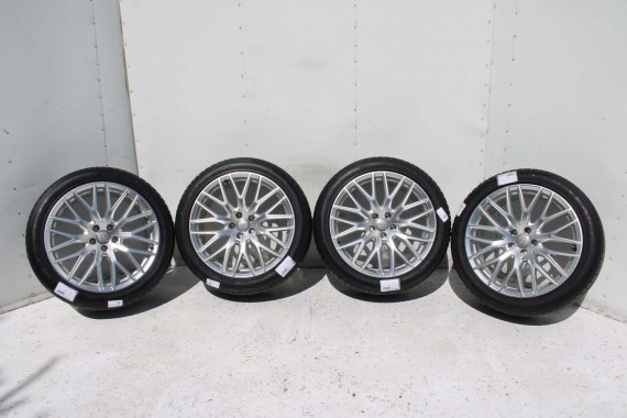 AUDI A8 4H D4 FELGI 20 cali 4H0601025BT OPONY LATO KOŁA felga 9J*20H2 ET37 opona GOODYEAR EAGLE F1 265/40/20 104Y 4H 4H0601025BT