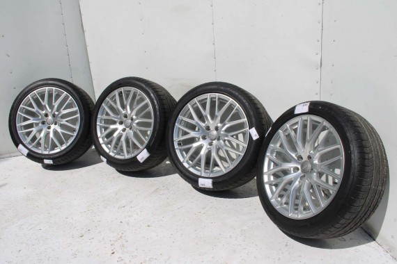 AUDI A8 4H D4 FELGI 20 cali 4H0601025BT OPONY LATO KOŁA felga 9J*20H2 ET37 opona GOODYEAR EAGLE F1 265/40/20 104Y 4H 4H0601025BT