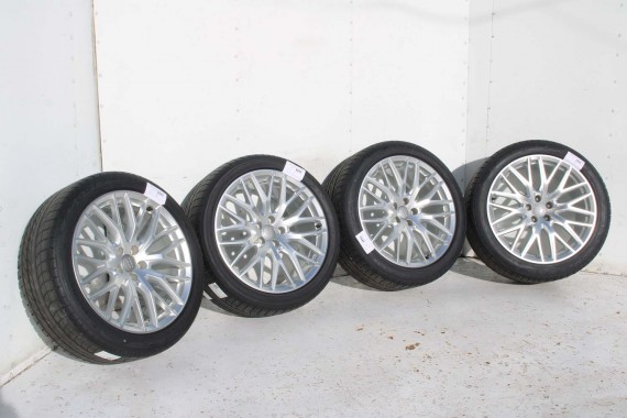 AUDI A8 4H D4 FELGI 20 cali 4H0601025BT OPONY LATO KOŁA felga 9J*20H2 ET37 opona GOODYEAR EAGLE F1 265/40/20 104Y 4H 4H0601025DC