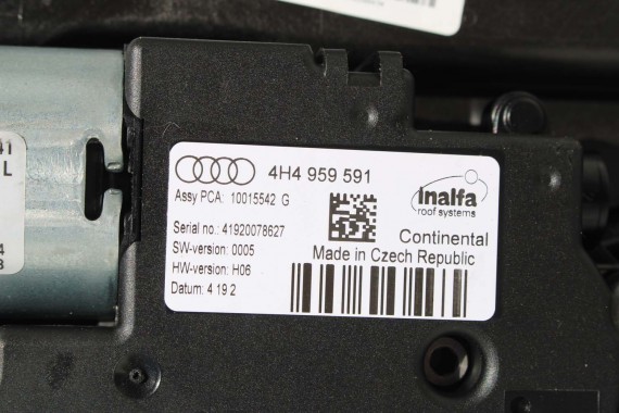 AUDI A8 LONG SZYBERDACH DACH SZKLANY 4H4877041E 4H4959591 4H solar 4H4877049 4H4877071 szkło 4H4877072 szyber panorama 4H4877041