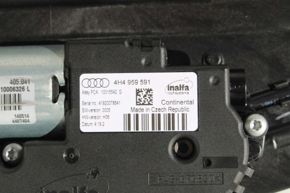 AUDI A8 LONG SZYBERDACH DACH SZKLANY 4H4877041E 4H4959591 4H solar 4H4877049 4H4877071 szkło 4H4877072 szyber panorama 4H4877041