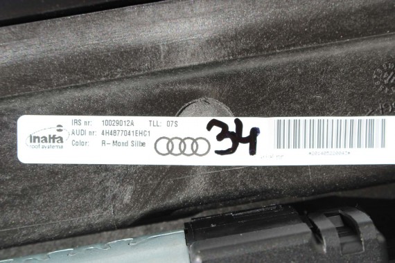 AUDI A8 LONG SZYBERDACH DACH SZKLANY 4H4877041E 4H4959591 4H solar 4H4877049 4H4877071 szkło 4H4877072 szyber panorama 4H4877041