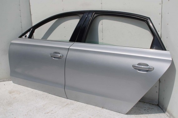 AUDI A8 4H D4 LONG LZ7G DRZWI LEWE PRZÓD + TYŁ STRONA LEWA przednie + tylne 2 sztuki FL 4H4833051D 4H0831051B LIFT Srebrny L5L5