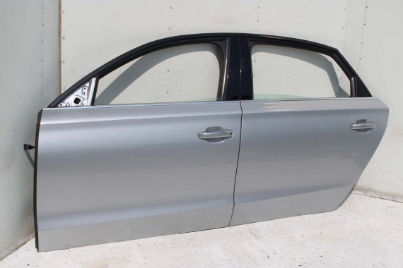 AUDI A8 4H D4 LONG LZ7G DRZWI LEWE PRZÓD + TYŁ STRONA LEWA przednie + tylne 2 sztuki FL 4H4833051D 4H0831051B LIFT Srebrny L5L5