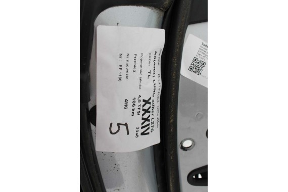 AUDI A8 4H D4 LONG LZ7G DRZWI LEWE PRZÓD + TYŁ STRONA LEWA przednie + tylne 2 sztuki FL 4H4833051D 4H0831051B LIFT Srebrny L5L5