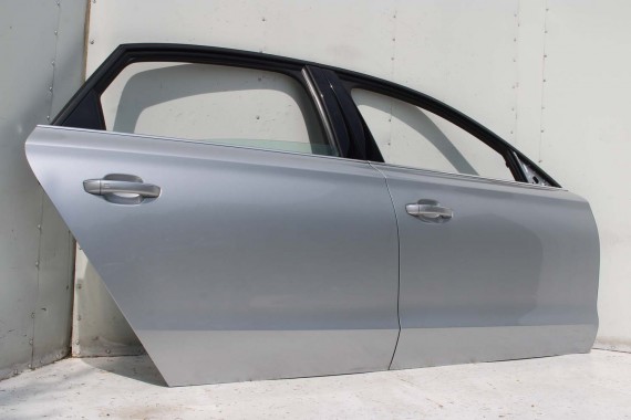 AUDI A8 4H D4 LONG LZ7G DRZWI PRAWE PRZÓD + TYŁ STRONA PRAWA przednie + tylne 2 sztuki LIFT 4H4833052D 4H0831052B Srebrny L5L5