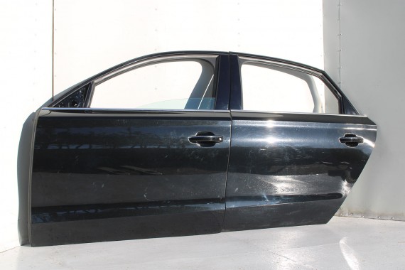 AUDI A8 4H D4 LONG LY9T DRZWI LEWE PRZÓD + TYŁ STRONA LEWA przednie + tylne 2 sztuki FL czarny 4H4 4H4833051D 4H0831051B LIFT