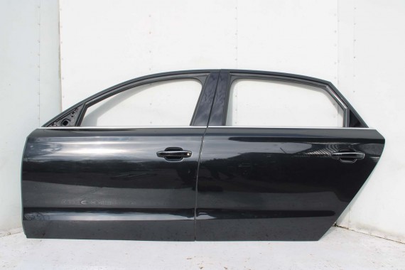 AUDI A8 4H D4 LONG LZ9Y DRZWI LEWE PRZÓD + TYŁ STRONA LEWA przednie + tylne 2 sztuki 4H4833051D 4H0831051B LIFT L8L8 LZ9Y Czarny
