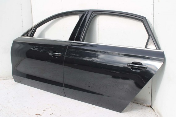 AUDI A8 4H D4 LONG LZ9Y DRZWI LEWE PRZÓD + TYŁ STRONA LEWA przednie + tylne 2 sztuki 4H4833051D 4H0831051B LIFT L8L8 LZ9Y Czarny