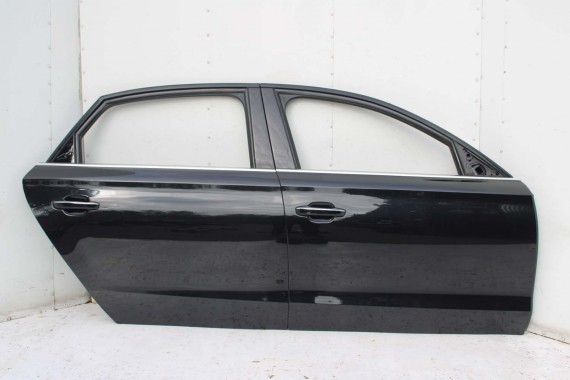 AUDI A8 4H D4 LONG LZ9Y DRZWI PRAWE PRZÓD + TYŁ STRONA PRAWA przednie + tylne 2 sztuki LIFT 4H4833051D 4H0831051B L8L8 Czarny