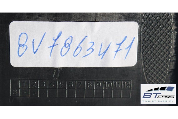 AUDI A3 CABRIO BOCZEK + DYWAN BAGAŻNIKA 8V7863880 8V7863697 8V7863697 8V7867401 8V7864407 8V7863471 8V boczki bagażnik pas 8V7