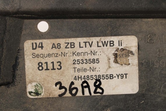 AUDI A8 D4 LISTWA PROGOWA 4H4853855B 4H4853856B 4H4 853 855 B próg 4H LY9T 0E0E 4H4853859B 4H48538860B LONG 4H4853855B 4H4853855