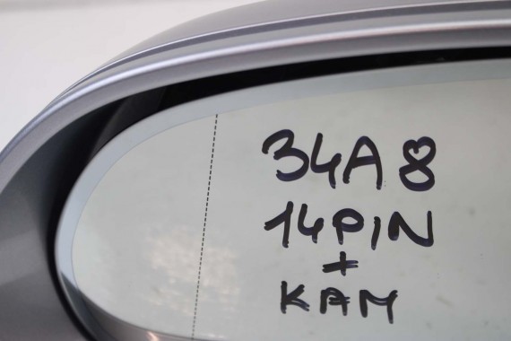 AUDI A8 LUSTERKO DRZWI LEWE 14 +2 pin L5L5 LZ7G srebrny zewnętrzne 16 pinów kabli 4H fotochrom 4H1857409N 4H0857535E 4H1857409M