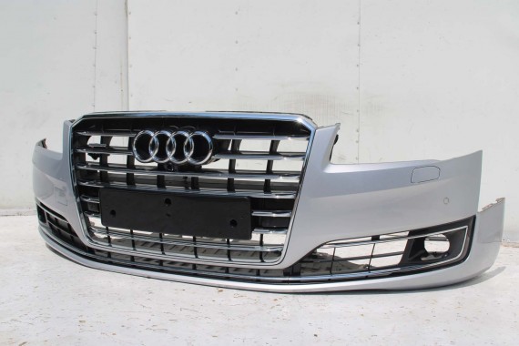 AUDI A8 4H LIFT PRZÓD Matrix maska błotniki zderzak pas przedni lampy wzmocnienie błotnik lampa LZ7G srebrny D4 4H0941035 L5L5