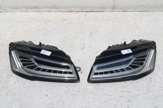 AUDI A8 4H LIFT PRZÓD Matrix maska błotniki zderzak pas przedni lampy wzmocnienie błotnik lampa LZ7G srebrny D4 4H0941035 L5L5