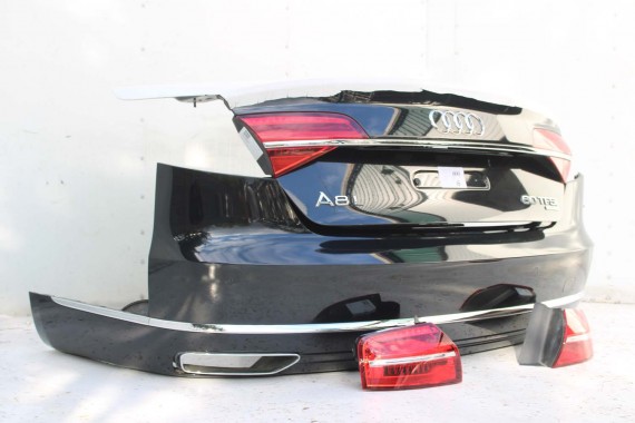 AUDI A8 4H LIFT ZDERZAK + KLAPA TYŁ BAGAŻNIKA Matrix lampa LY9T czarny 4H0945095K 4H0945096K 4H0945093K 4H0945094K 4H0827023L d4