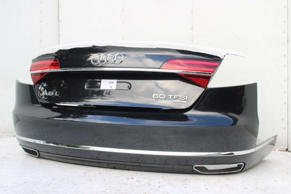AUDI A8 4H LIFT ZDERZAK + KLAPA TYŁ BAGAŻNIKA Matrix lampa LY9T czarny 4H0945095K 4H0945096K 4H0945093K 4H0945094K 4H0827023L d4