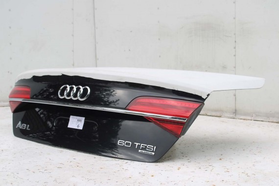 AUDI A8 4H LIFT ZDERZAK + KLAPA TYŁ BAGAŻNIKA Matrix lampa LY9T czarny 4H0945095K 4H0945096K 4H0945093K 4H0945094K 4H0827023L d4