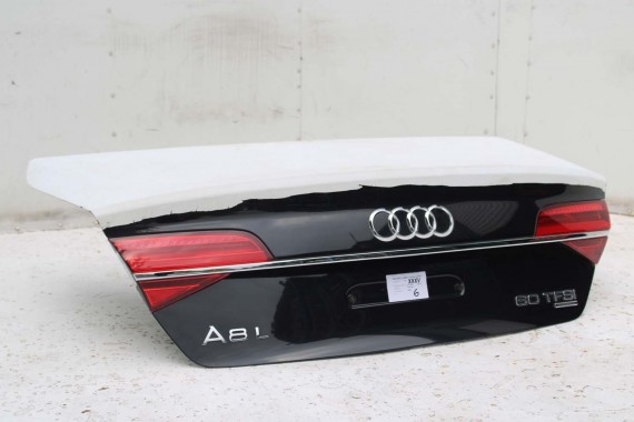 AUDI A8 4H LIFT ZDERZAK + KLAPA TYŁ BAGAŻNIKA Matrix lampa LY9T czarny 4H0945095K 4H0945096K 4H0945093K 4H0945094K 4H0827023L d4