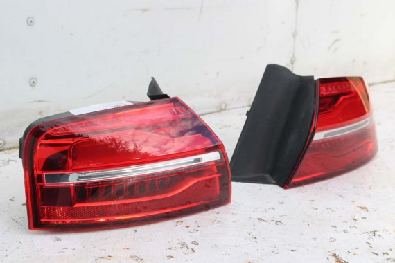 AUDI A8 4H LIFT ZDERZAK + KLAPA TYŁ BAGAŻNIKA Matrix lampa LY9T czarny 4H0945095K 4H0945096K 4H0945093K 4H0945094K 4H0827023L d4