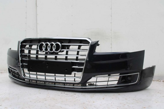 AUDI A8 4H LIFT PRZÓD Matrix maska błotniki zderzak pas przedni lampy wzmocnienie błotnik lampa LZ9Y czarny D4 4H0941035 L8L8 FL