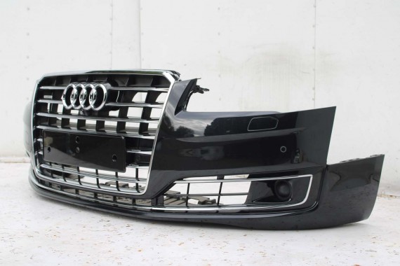 AUDI A8 4H LIFT PRZÓD Matrix maska błotniki zderzak pas przedni lampy wzmocnienie błotnik lampa LZ9Y czarny D4 4H0941035 L8L8 FL