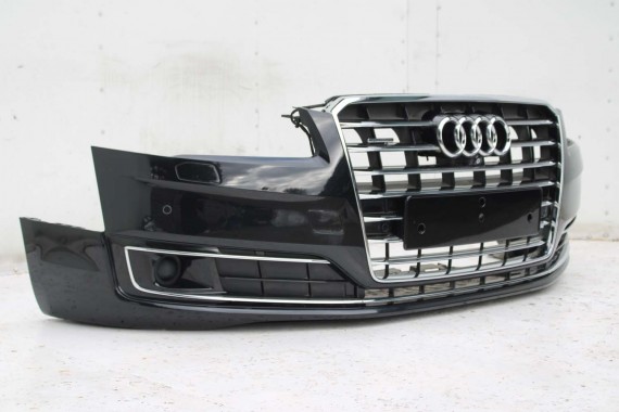 AUDI A8 4H LIFT PRZÓD Matrix maska błotniki zderzak pas przedni lampy wzmocnienie błotnik lampa LZ9Y czarny D4 4H0941035 L8L8 FL