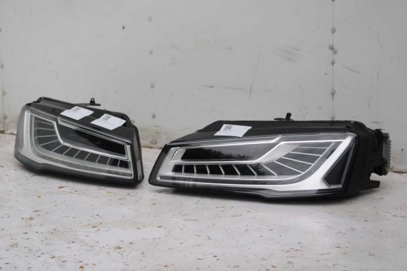 AUDI A8 4H LIFT PRZÓD Matrix maska błotniki zderzak pas przedni lampy wzmocnienie błotnik lampa LZ9Y czarny D4 4H0941035 L8L8 FL