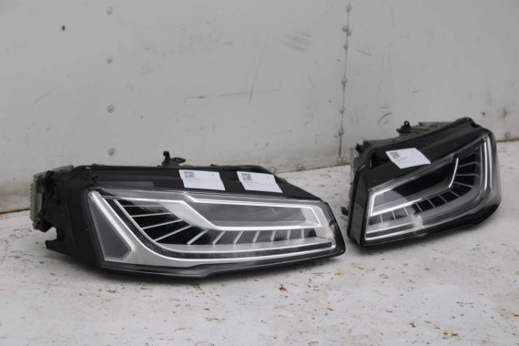 AUDI A8 4H LIFT PRZÓD Matrix maska błotniki zderzak pas przedni lampy wzmocnienie błotnik lampa LZ9Y czarny D4 4H0941035 L8L8 FL