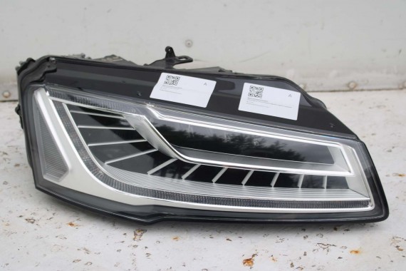 AUDI A8 4H LIFT PRZÓD Matrix maska błotniki zderzak pas przedni lampy wzmocnienie błotnik lampa LZ9Y czarny D4 4H0941035 L8L8 FL