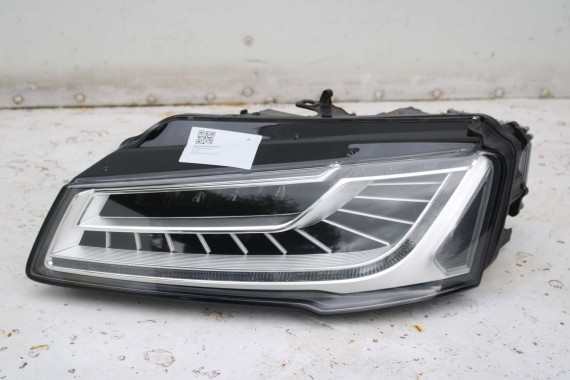 AUDI A8 4H LIFT PRZÓD Matrix maska błotniki zderzak pas przedni lampy wzmocnienie błotnik lampa LZ9Y czarny D4 4H0941035 L8L8 FL