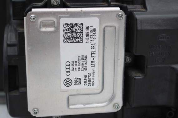 AUDI A8 4H LIFT PRZÓD Matrix maska błotniki zderzak pas przedni lampy wzmocnienie błotnik lampa LZ9Y czarny D4 4H0941035 L8L8 FL