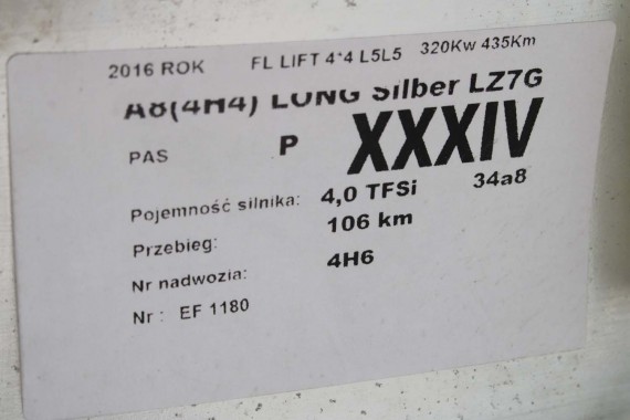 AUDI A8 4H LIFT PAS PRZEDNI PRZÓD 4.0 TFSi WZMOCNIENIE BELKA CHŁODNICE WENTYLATORY 4H0959455AC 4H0959455AB 4H0121251B 4H0260401F
