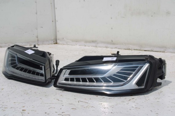 AUDI A8 LIFT LAMPY PRZÓD Matrix 4H0941035 4H0941036 przednia LAMPA LED D4 4H przednie 4H0941783 4H0941784 4H0941783C 4H0941784C