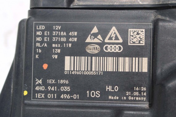 AUDI A8 LIFT LAMPY PRZÓD Matrix 4H0941035 4H0941036 przednia LAMPA LED D4 4H przednie 4H0941783 4H0941784 4H0941783C 4H0941784C