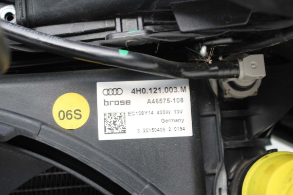 AUDI A8 4H LIFT PAS PRZEDNI PRZÓD 4.0 TFSi WZMOCNIENIE BELKA CHŁODNICE WENTYLATORY 4H0959455AC 4H0959455AB 4H0121251B 4H0260401F