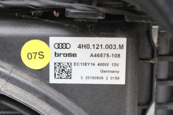 AUDI A8 4H LIFT PAS PRZEDNI PRZÓD WZMOCNIENIE + BELKA + CHŁODNICE WENTYLATORY FL 8K0145805E 4H0959455AC 4H0959455AB 4H0121251C