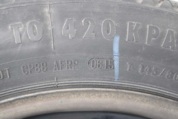 AUDI A8 KOŁO DOJAZDOWE DOJAZDÓWKA ZAPAS 4H0601027B 4H0 601 027 B 5J*19H2 ET22 5x112 CONTINENTAL 145/80/19 110M 4H0601027B 4H D4