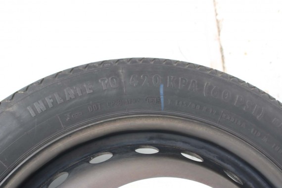 AUDI A8 KOŁO DOJAZDOWE DOJAZDÓWKA ZAPAS 4H0601027B 4H0 601 027 B 5J*19H2 ET22 5x112 CONTINENTAL 145/80/19 110M 4H0601027B 4H D4