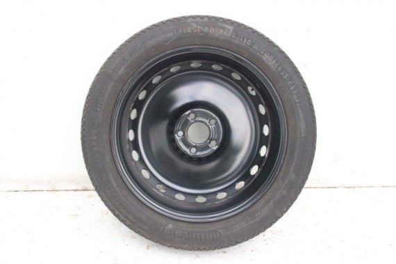 AUDI A8 KOŁO DOJAZDOWE DOJAZDÓWKA ZAPAS 4H0601027B 4H0 601 027 B 5J*19H2 ET22 5x112 CONTINENTAL 145/80/19 110M 4H0601027B 4H D4